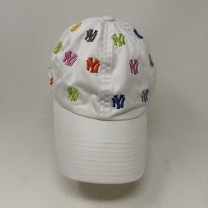 New York Yankees American Needle Hat All Over Logo Cooperstown Collection Cap